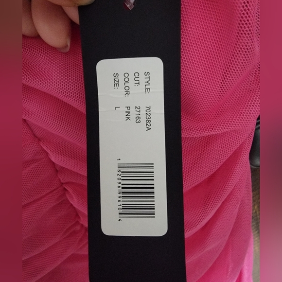 Pink Ruched Mini Dress - Picture 3 of 6